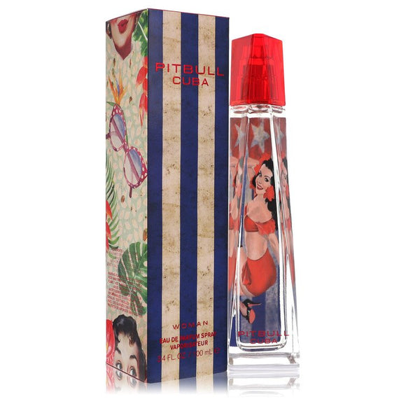 Pitbull Cuba Eau De Parfum Spray By Pitbull for Women 3.4 oz