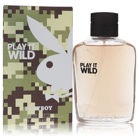 Playboy Play It Wild Eau De Toilette Spray By Playboy for Men 3.4 oz