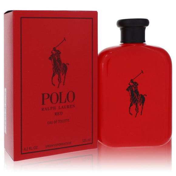 Polo Red Eau De Toilette Spray By Ralph Lauren for Men 4.2 oz
