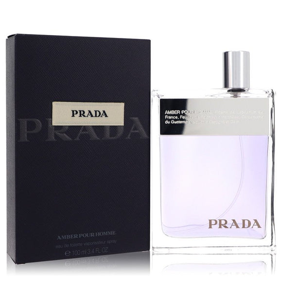 Prada Amber Cologne By Prada Eau De Toilette Spray for Men 3.4 oz