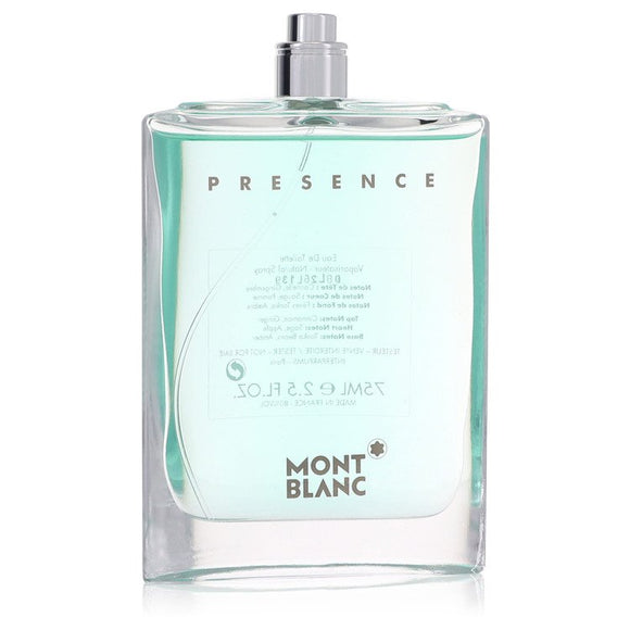 Presence Eau De Toilette Spray (Tester) By Mont Blanc for Men 2.5 oz