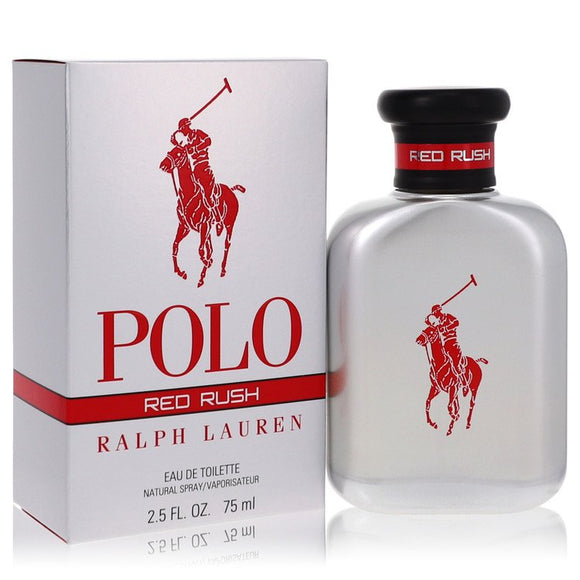 Polo Red Rush Eau De Toilette Spray By Ralph Lauren for Men 2.5 oz