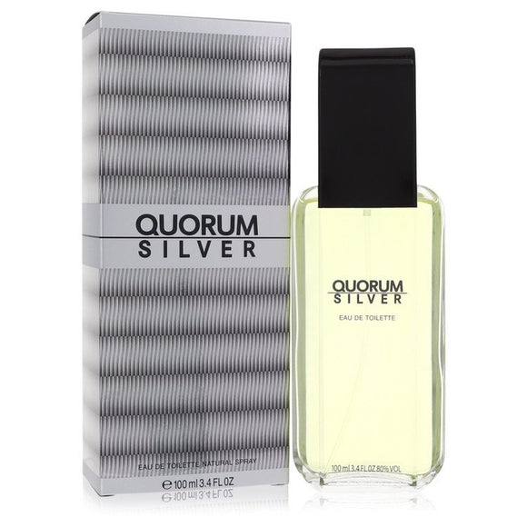 Quorum Silver Eau De Toilette Spray By Puig for Men 3.4 oz