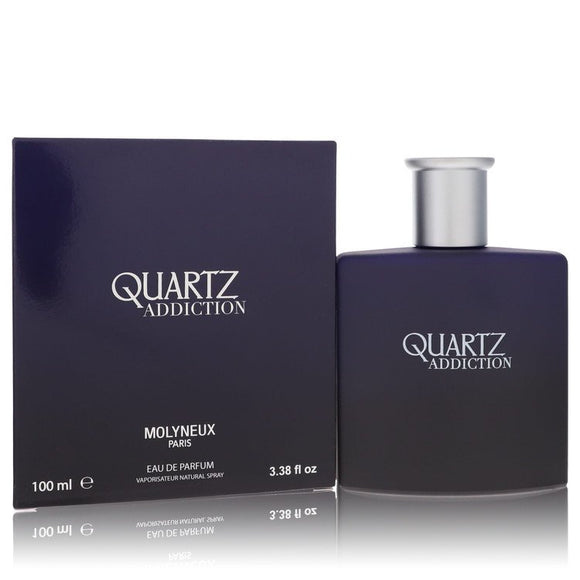 Quartz Addiction Eau De Parfum Spray By Molyneux for Men 3.4 oz
