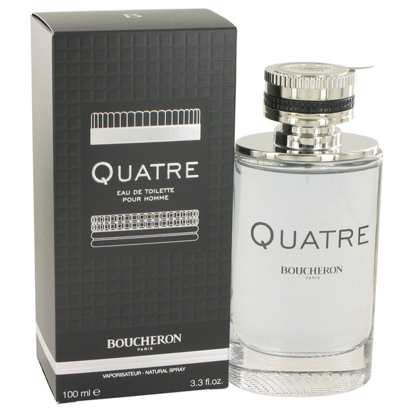 Quatre Eau De Toilette Spray By Boucheron for Men 3.4 oz