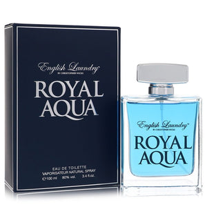 Royal Aqua Eau De Toilette Spray By English Laundry for Men 3.4 oz