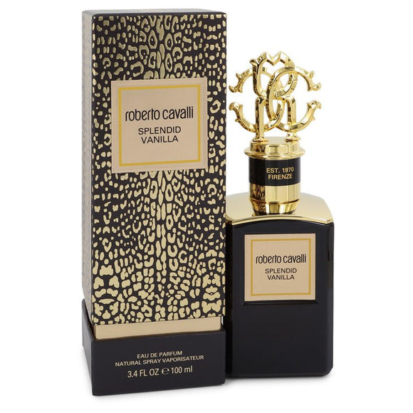 Splendid Vanilla Perfume By Roberto Cavalli Eau De Parfum Spray for Women 3.4 oz