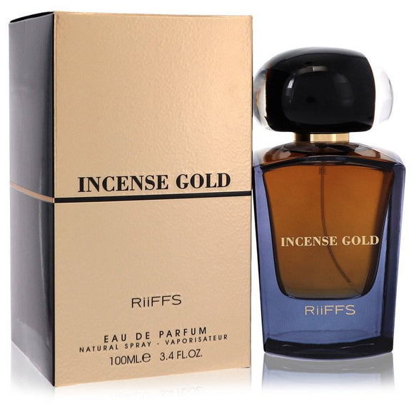 Incense Gold Eau De Parfum Spray (Unisex) By Riiffs for Women 3.4 oz