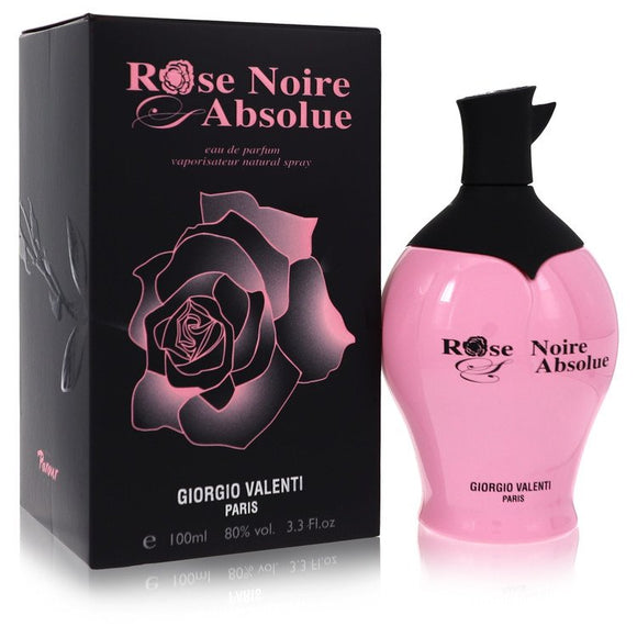 Rose Noire Absolue Eau De Parfum Spray By Giorgio Valenti for Women 3.4 oz
