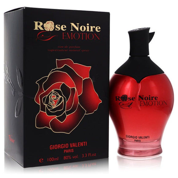 Rose Noire Emotion Eau De Parfum Spray By Giorgio Valenti for Women 3.3 oz