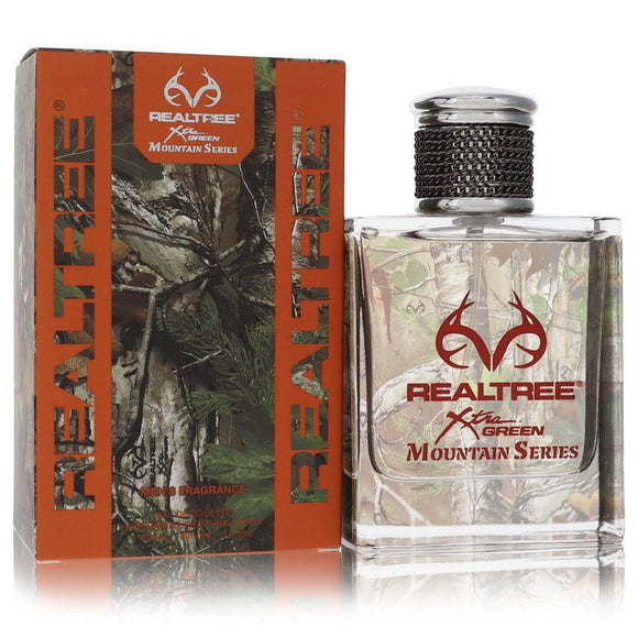 Realtree Mountain Series Eau De Toilette Spray By Jordan Outdoor for Men 3.4 oz
