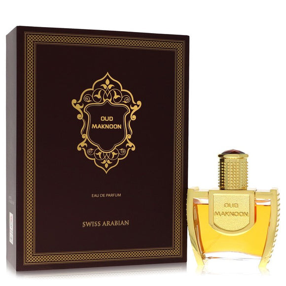 Oud Maknoon Eau De Parfum Spray (Unisex) By Swiss Arabian for Women 1.5 oz