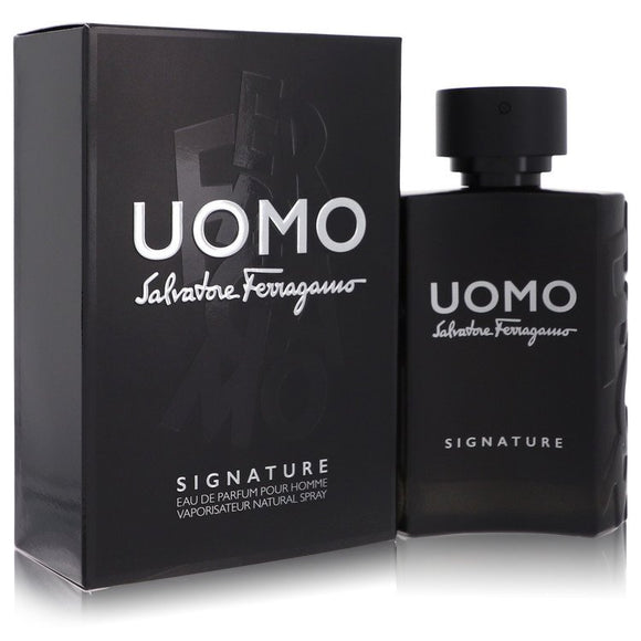 Salvatore Ferragamo Uomo Signature Eau De Parfum Spray By Salvatore Ferragamo for Men 3.4 oz