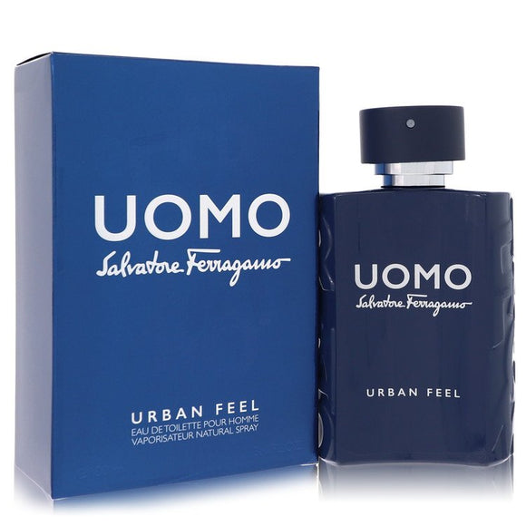Salvatore Ferragamo Uomo Urban Feel Eau De Toilette Spray By Salvatore Ferragamo for Men 3.4 oz