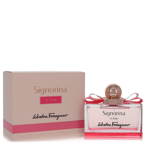 Signorina In Fiore Eau De Toilette Spray By Salvatore Ferragamo for Women 3.4 oz