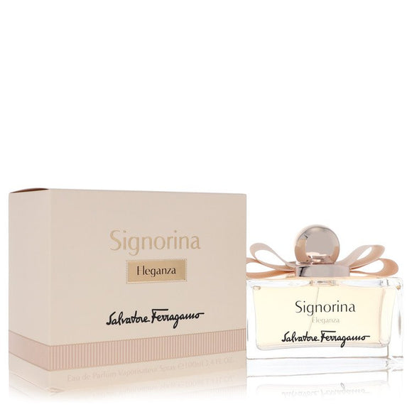 Signorina Eleganza Eau De Parfum Spray By Salvatore Ferragamo for Women 3.4 oz