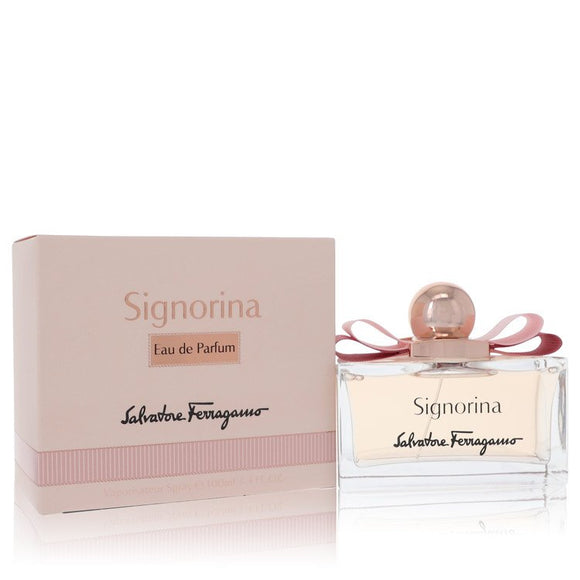 Signorina Eau De Parfum Spray By Salvatore Ferragamo for Women 3.4 oz