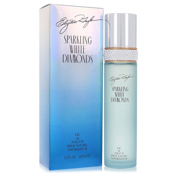 Sparkling White Diamonds Eau De Toilette Spray By Elizabeth Taylor for Women 3.3 oz
