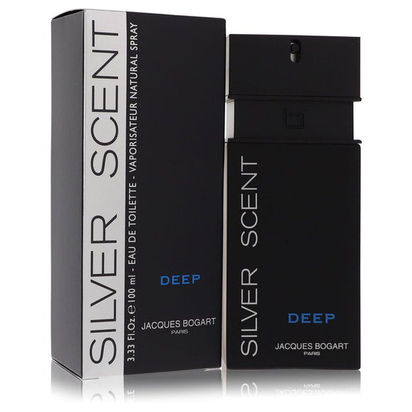Silver Scent Deep Eau De Toilette Spray By Jacques Bogart for Men 3.4 oz