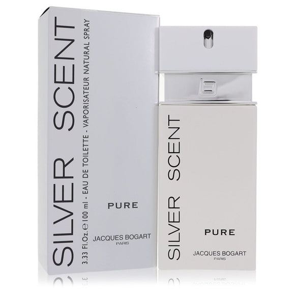 Silver Scent Pure Eau De Toilette Spray By Jacques Bogart for Men 3.4 oz