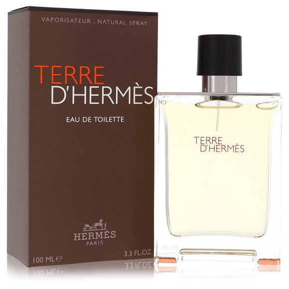 Terre D'hermes Eau De Toilette Spray By Hermes for Men 3.4 oz