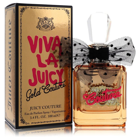 Viva La Juicy Gold Couture Eau De Parfum Spray By Juicy Couture for Women 3.4 oz