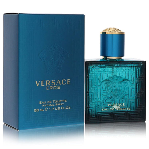 Versace Eros Eau De Toilette Spray By Versace for Men 1.7 oz