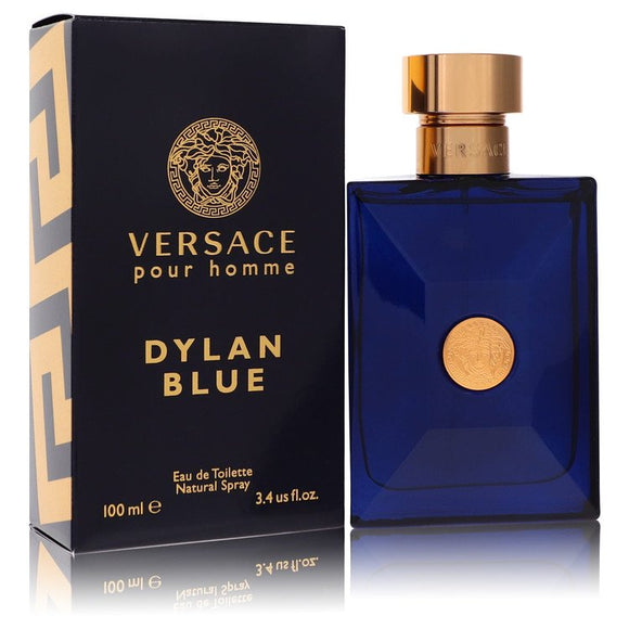 Versace Pour Homme Dylan Blue Eau De Toilette Spray By Versace for Men 3.4 oz