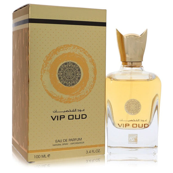 Vip Oud Eau De Parfum Spray (Unisex) By Rihanah for Men 3.4 oz