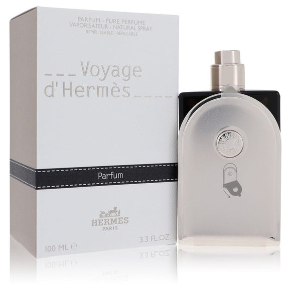 Voyage D'hermes Pure Perfume Refillable (Unisex) By Hermes for Men 3.3 oz