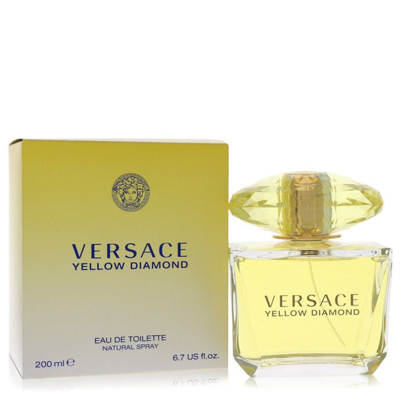 Versace Yellow Diamond Eau De Toilette Spray By Versace for Women 6.7 oz