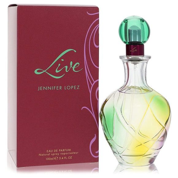 Live Eau De Parfum Spray By Jennifer Lopez for Women 3.4 oz