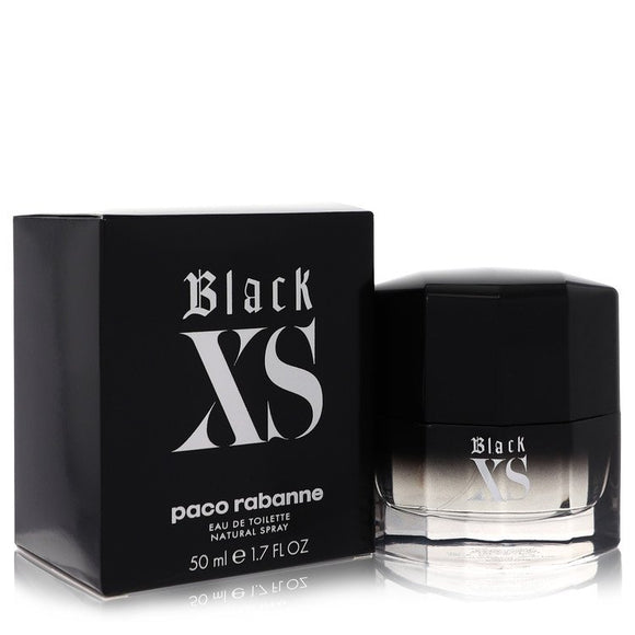 Black Xs Eau De Toilette Spray By Paco Rabanne for Men 1.7 oz