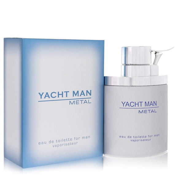 Yacht Man Metal Eau De Toilette Spray By Myrurgia for Men 3.4 oz