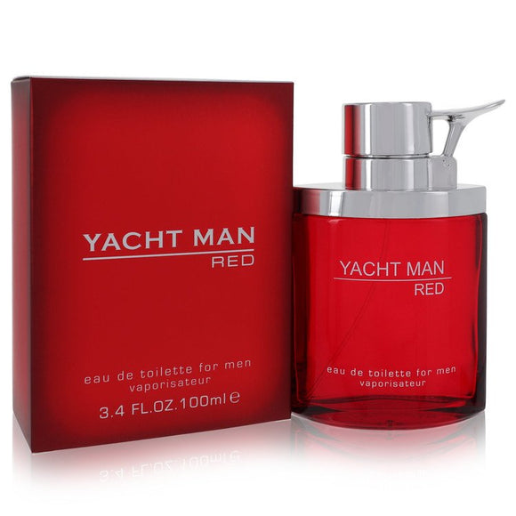 Yacht Man Red Eau De Toilette Spray By Myrurgia for Men 3.4 oz