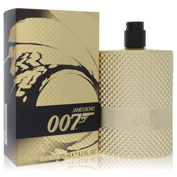 007 Cologne By James Bond Eau De Toilette Spray (Gold Edition) for Men 4.2 oz