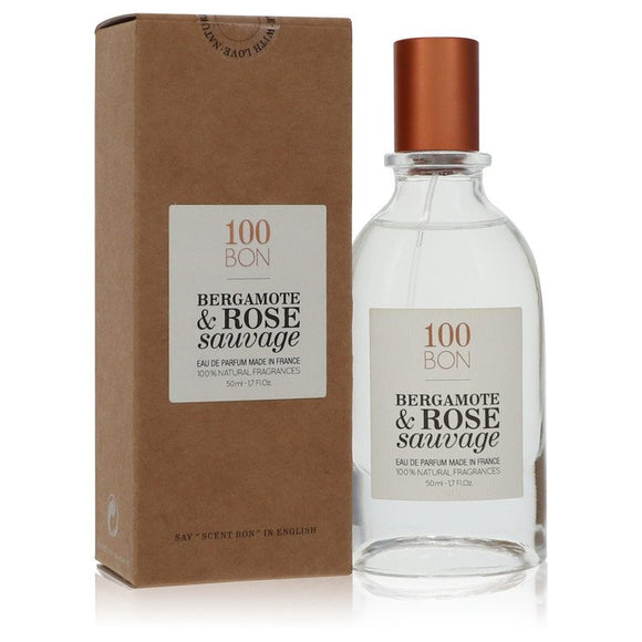 100 Bon Bergamote & Rose Sauvage Eau De Parfum Spray (Unisex Refillable) By 100 Bon for Men 1.7 oz