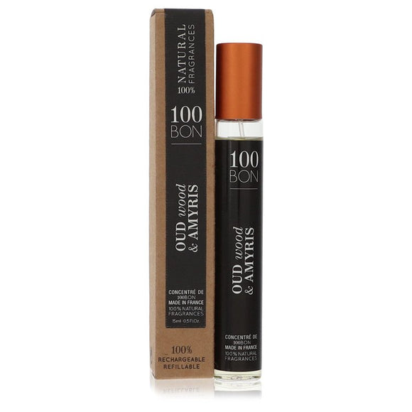 100 Bon Oud Wood & Amyris Mini Concentree De Parfum (Unisex Refillable) By 100 Bon for Men 0.5 oz