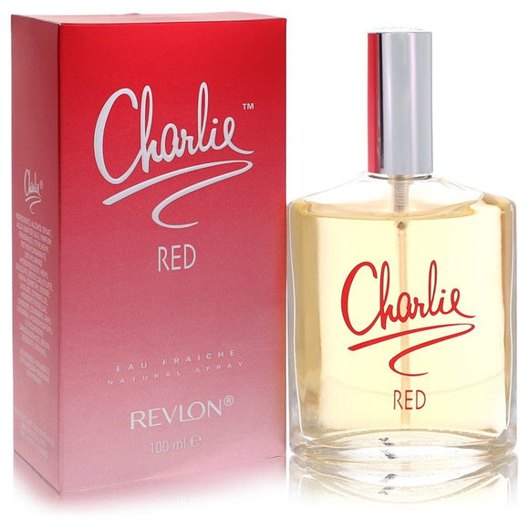 Charlie Red Eau Fraiche Spray By Revlon for Women 3.4 oz