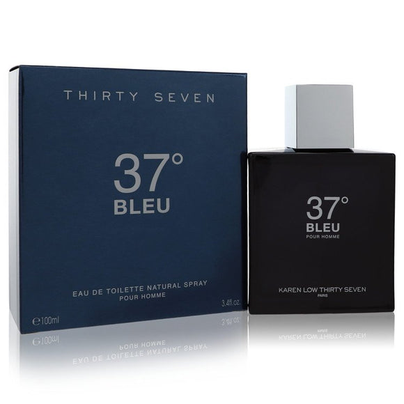 37 Bleu Eau De Toilette Spray By Karen Low for Men 3.4 oz