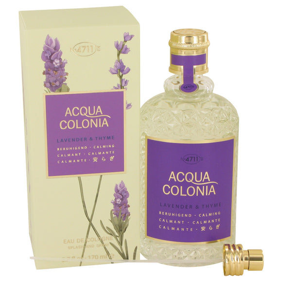 4711 Acqua Colonia Lavender & Thyme Eau De Cologne Spray (Unisex) By 4711 for Women 5.7 oz