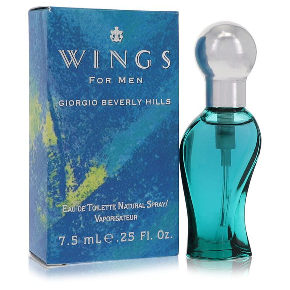 Wings Mini EDT Spray By Giorgio Beverly Hills for Men 0.25 oz