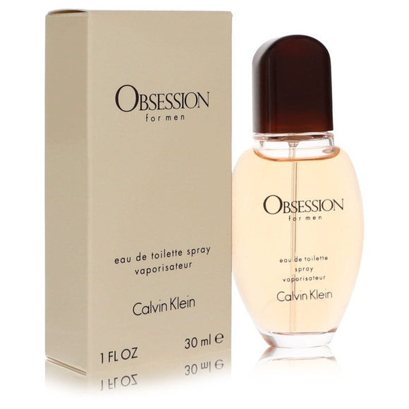 Obsession Eau De Toilette Spray By Calvin Klein for Men 1 oz