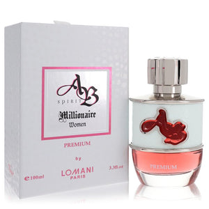 Ab Spirit Millionaire Premium Eau De Parfum Spray By Lomani for Women 3.3 oz