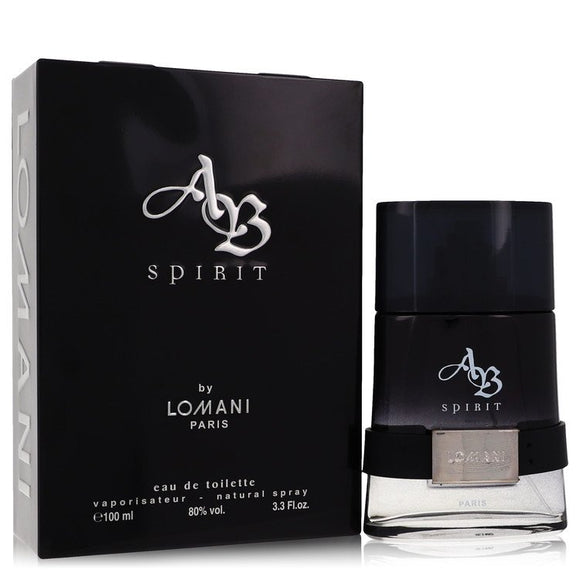 Ab Spirit Eau De Toilette Spray By Lomani for Men 3.3 oz