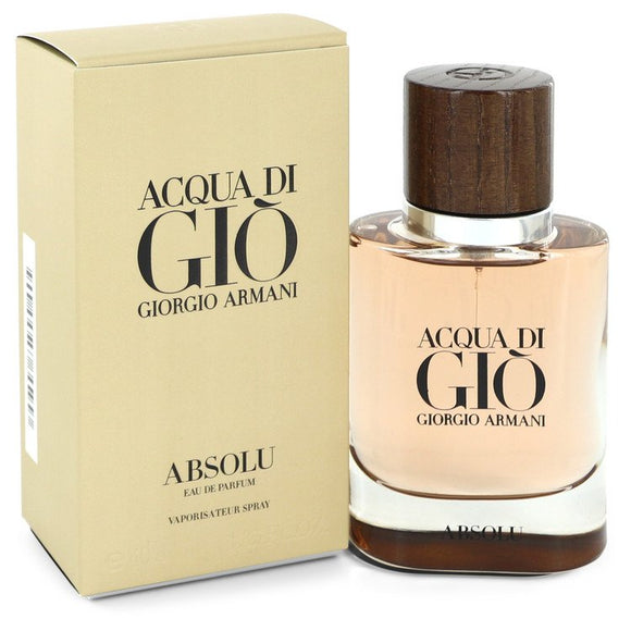 Acqua Di Gio Absolu Eau De Parfum Spray By Giorgio Armani for Men 1.35 oz