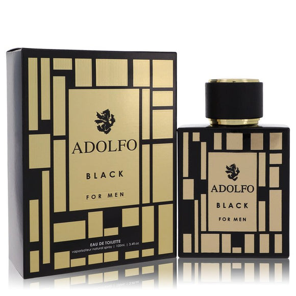 Adolfo Black Eau De Toilette Spray By Adolfo Dominguez for Men 3.4 oz