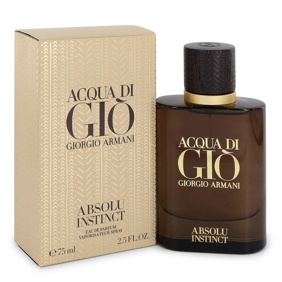 Acqua Di Gio Absolu Instinct Eau De Parfum Spray By Giorgio Armani for Men 2.5 oz