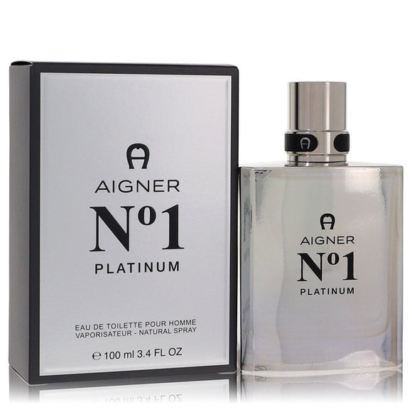 Aigner No. 1 Platinum Eau De Toilette Spray By Etienne Aigner for Men 3.4 oz