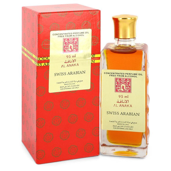 Al Anaka Concentrated Perfume Oil Free From Alcohol (Unisex) By Swiss Arabian for Women 3.2 oz